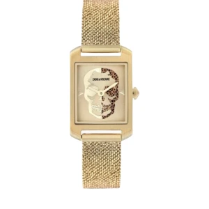 Zadig & voltaire klocka - Jättefin zadig & voltaire klocka i guld, bra skick! Gysterbart armband. Använd men bra skick! Nypris 3000