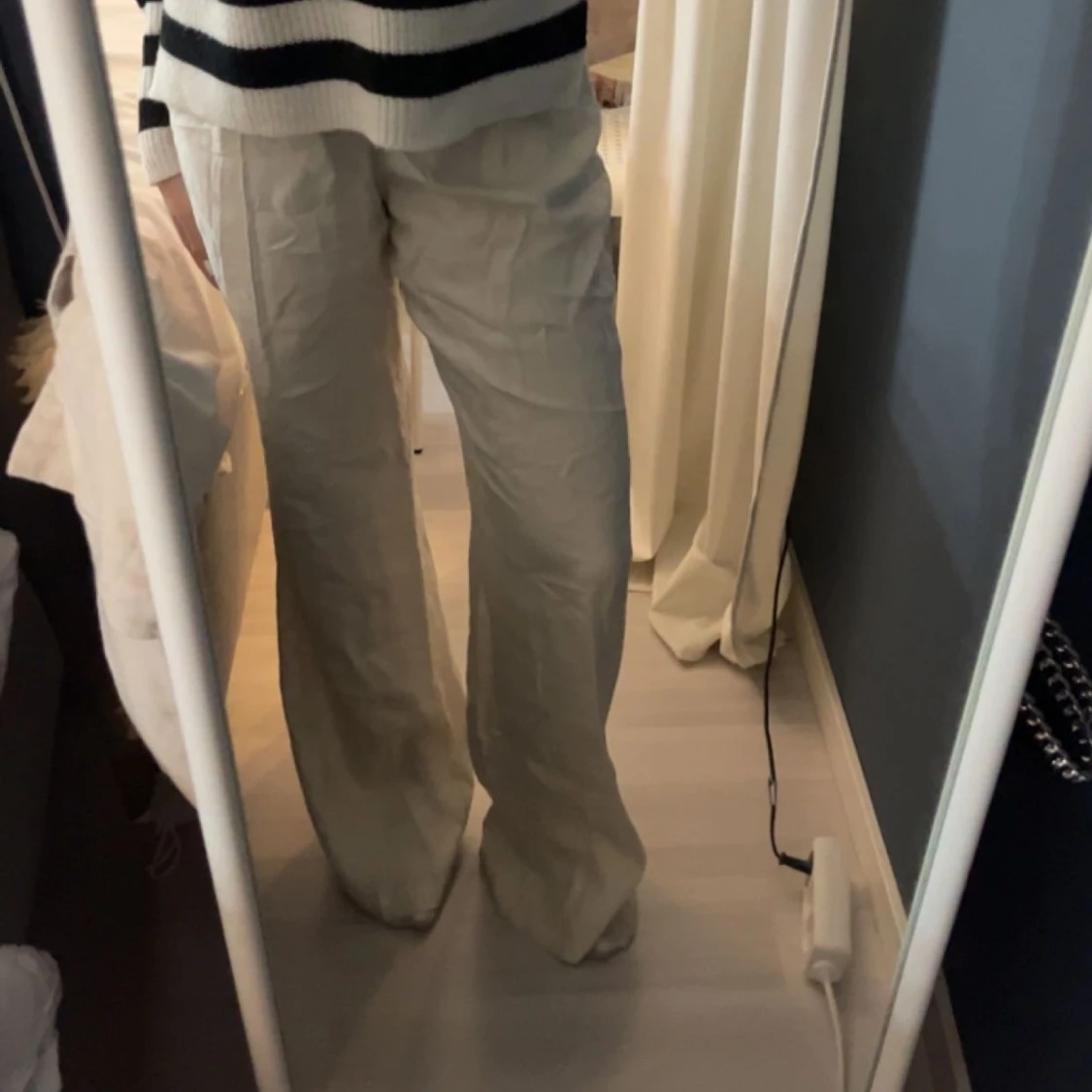 Linnebyxor från zara