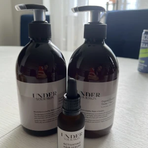 Under your skin shampo & balsam - Shampo, balsam och serum 400kr 