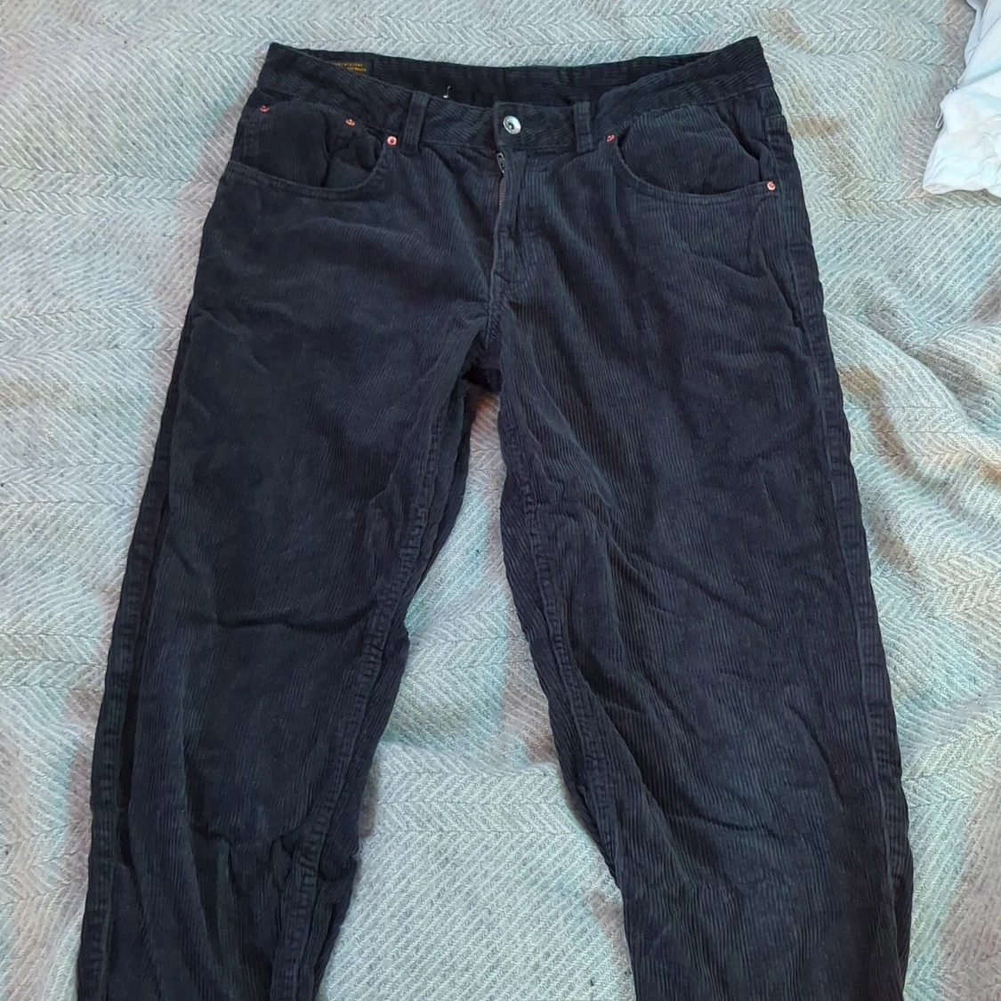 Svarta Manchesterbyxor