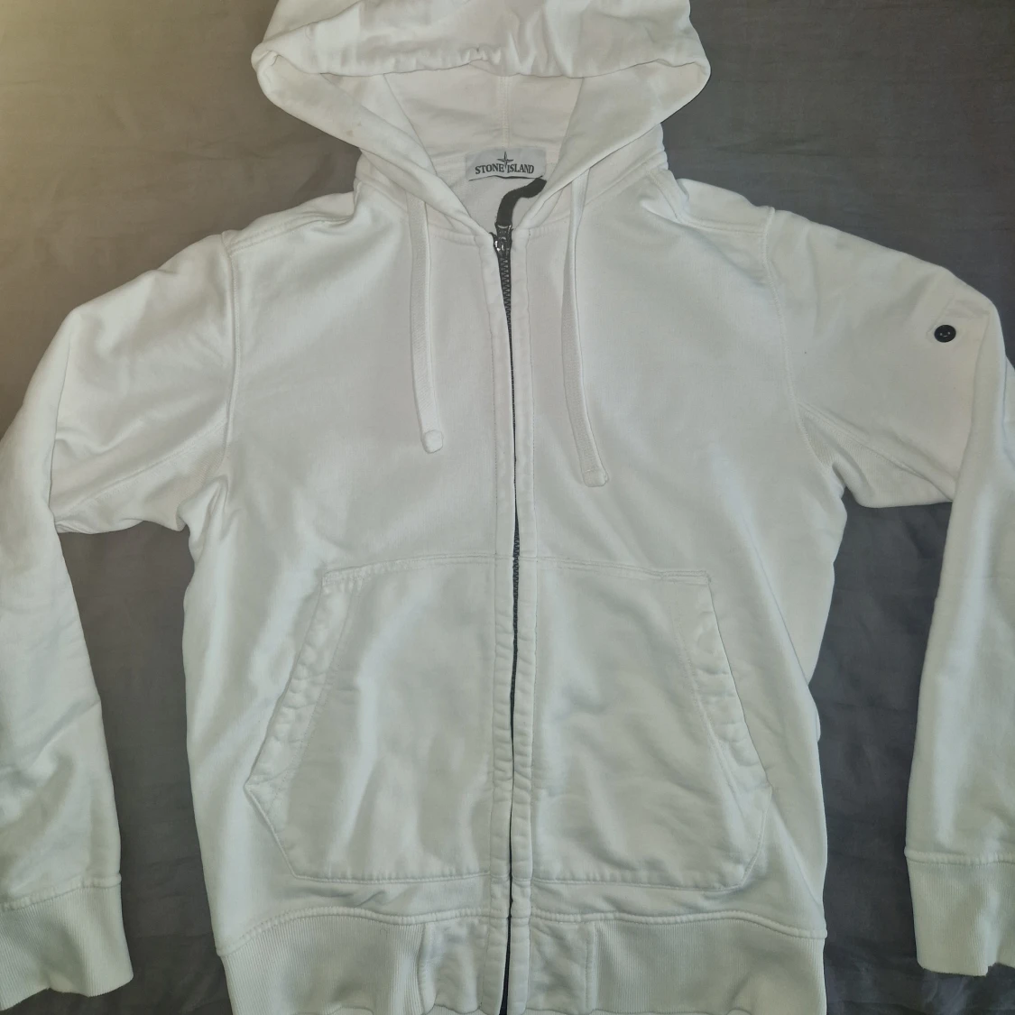 Stone island zip hoodie