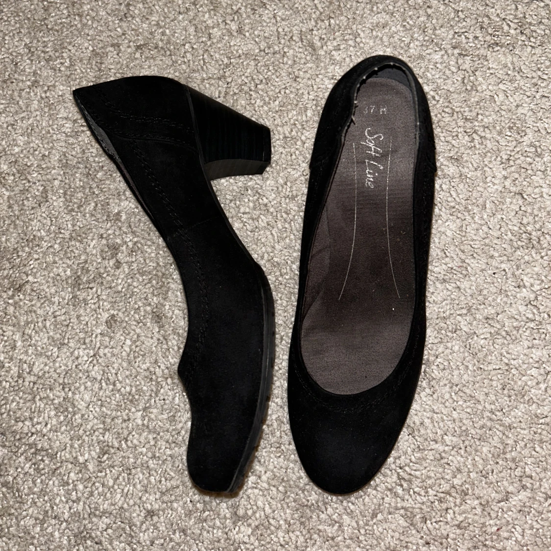 Svarta klackskor mocka  - 90