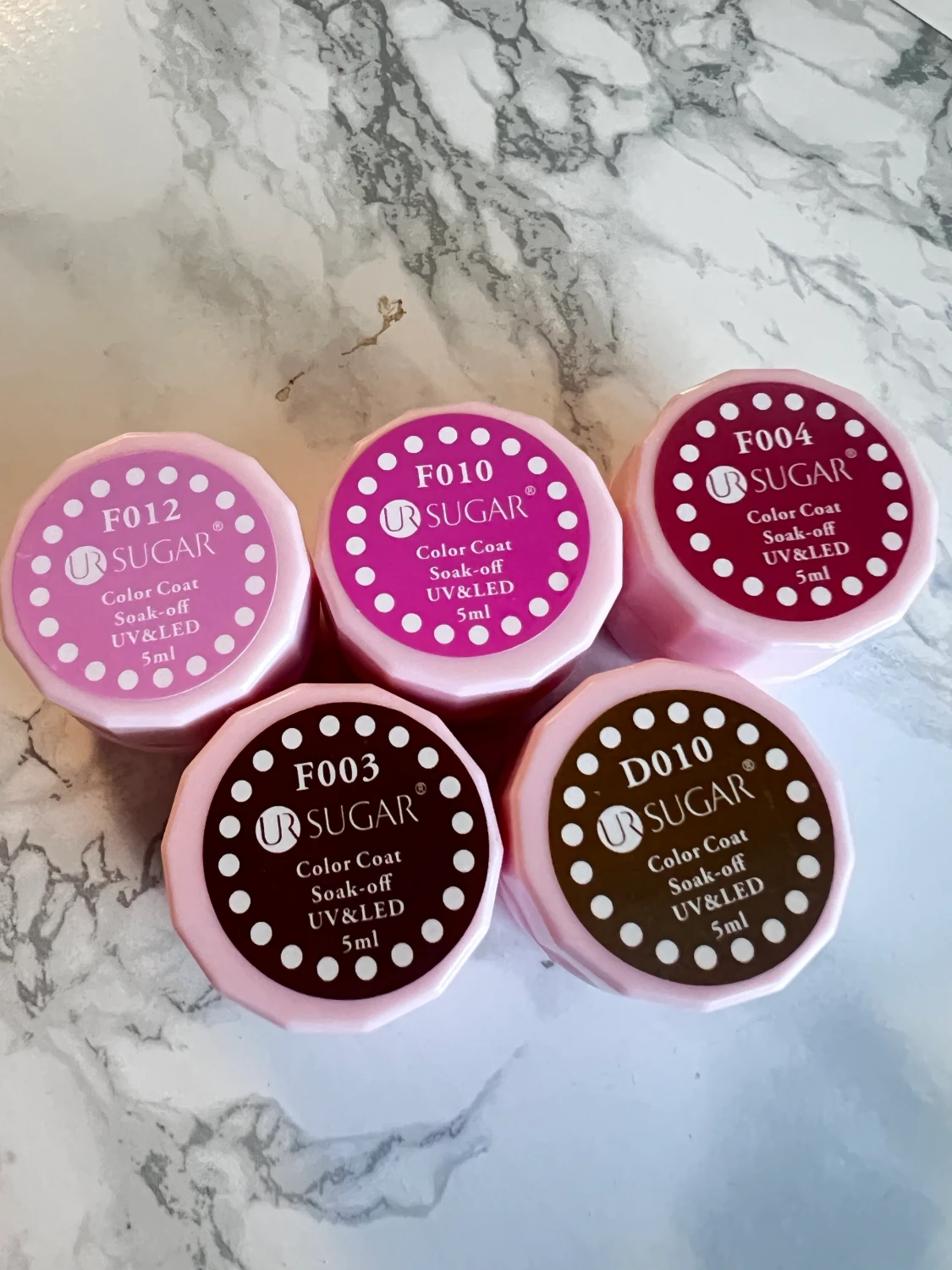 Nail color naglar färg gel 5x5ml - 90