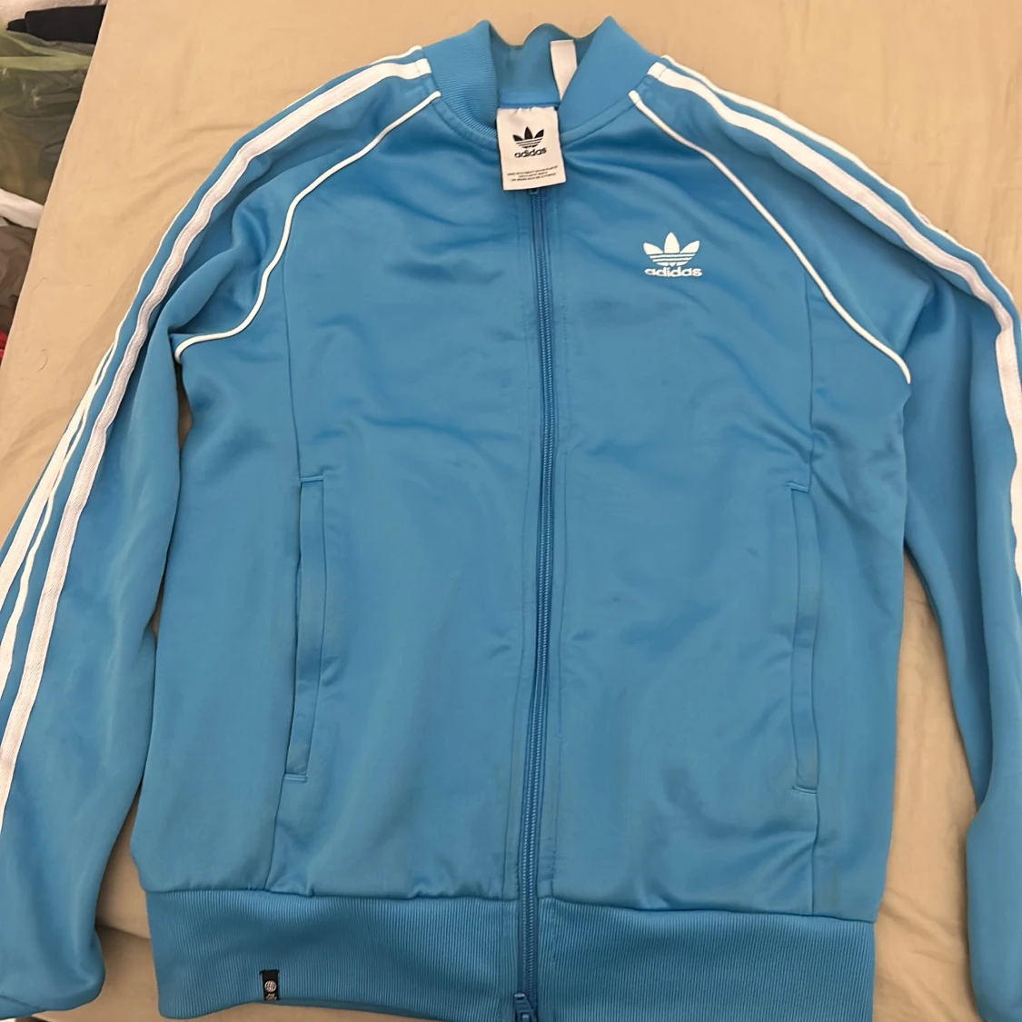 Adidas originals sst ljusblå full set (kofta och mjukis) - 90