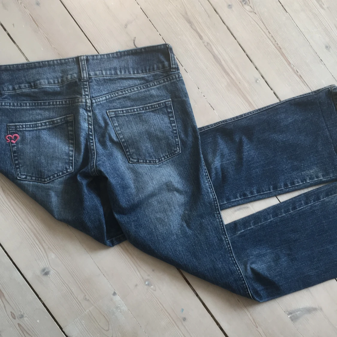 Lågmidjade bootcut jeans - 90