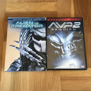 2 stycken Alien vs. Predator filmer. 40kr/st