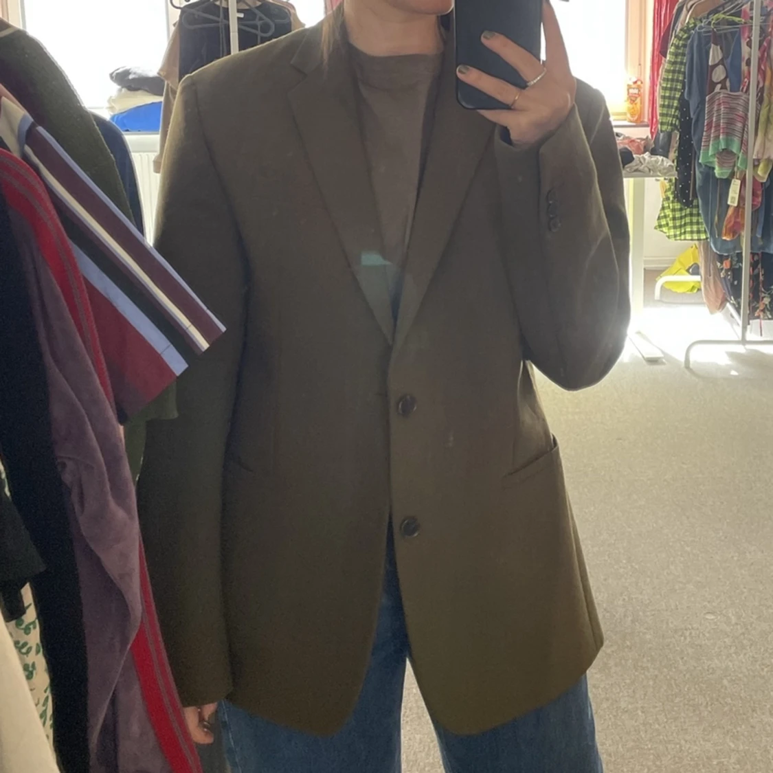 Grön oversize kavaj från Cos 