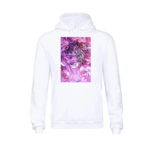 The cool elephant hoddie - Säljer nu denna fina  hoddie i vit och med rosa konst på framsidan. Säljer pågrund av att jag inte får någon nytta av den. Storlek xs men passar också s. Använd 1 gång och inga fläckar. Ny pris 629. Och säljer den för 400kr frakten igår inte i priset.  