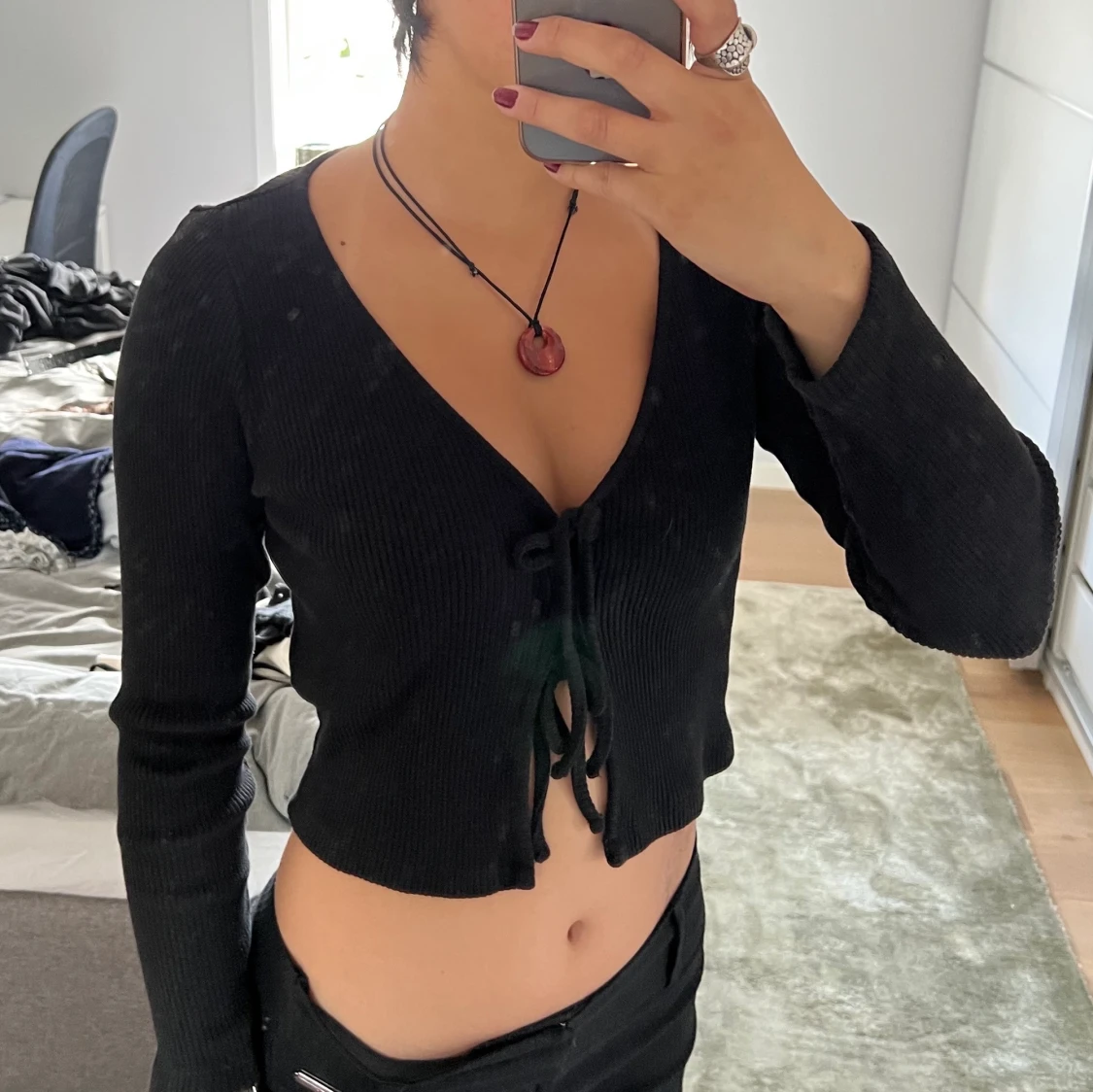 Söt långärmad topp - 91