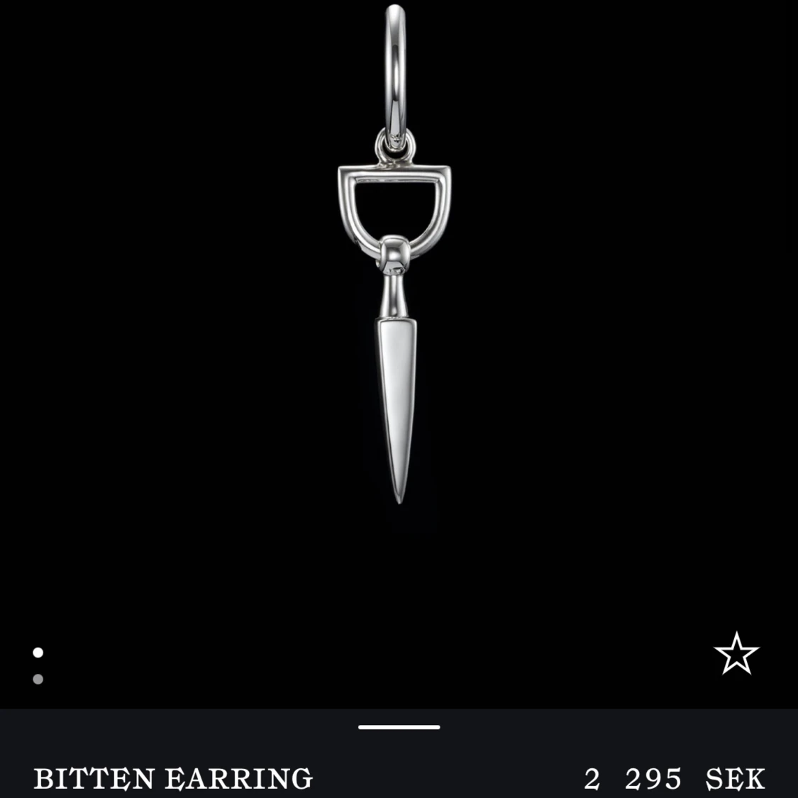 Maria Nilsdotter örhänge 