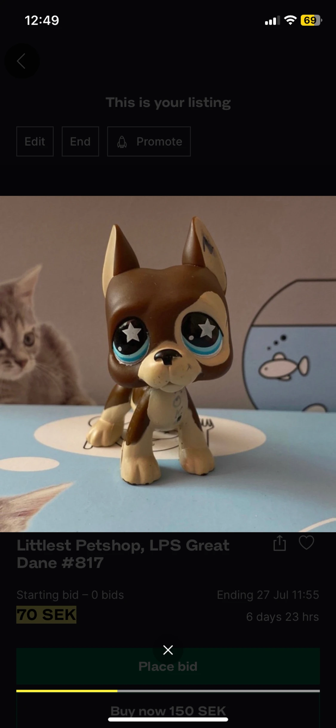 Littlest petshop, LPS Great Dane #817