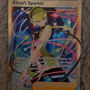 Elesa’s Sparkle Fusion Strike Trainer Card / Ultra rare , In pretty good condition , message me before buying.