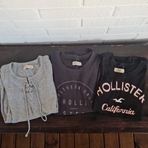 3 st Hollister T-shirt - 3 st t-shirt från Hollister.  Frakt tillkommer enl nedan 