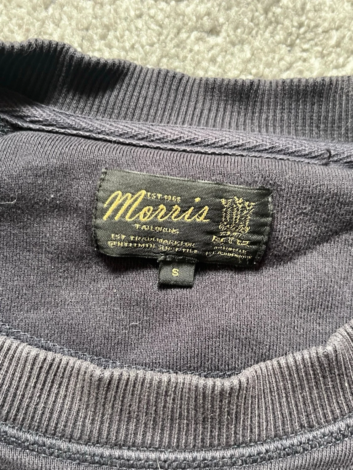 Svart sweatshirt från Morris - 2
