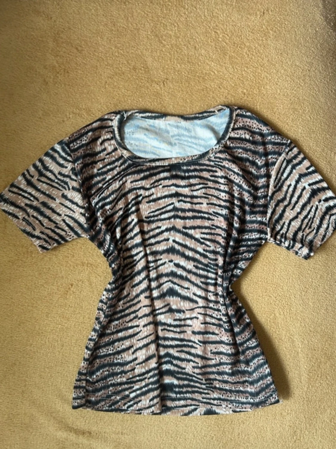 Y2K leopard topp