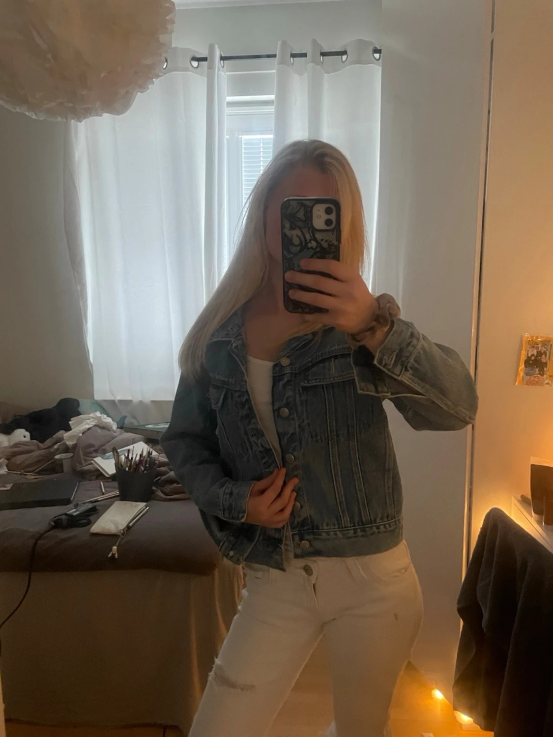 Klassisk blå jeansjacka - 1
