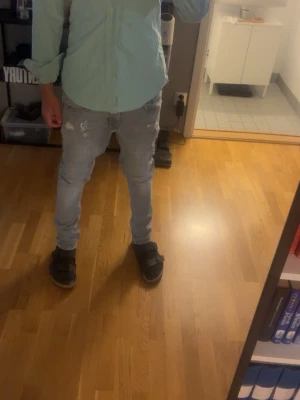 Ralph Lauren skjorta  - Ralph Lauren Oxford slim fit skjorta är i princip ny skick skriv för mer info.