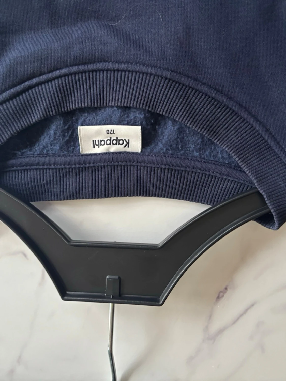 Mörkblå basic sweatshirt - 2