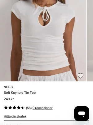 Vit topp - Vit topp från Nelly! Använd en gång