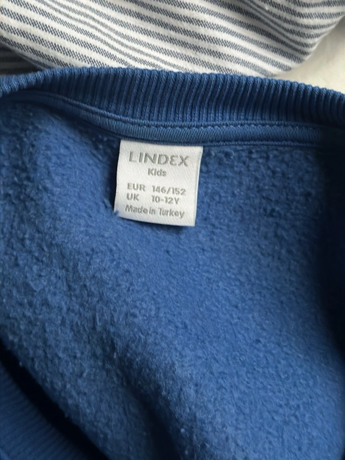 Blå basic sweatshirt - 2