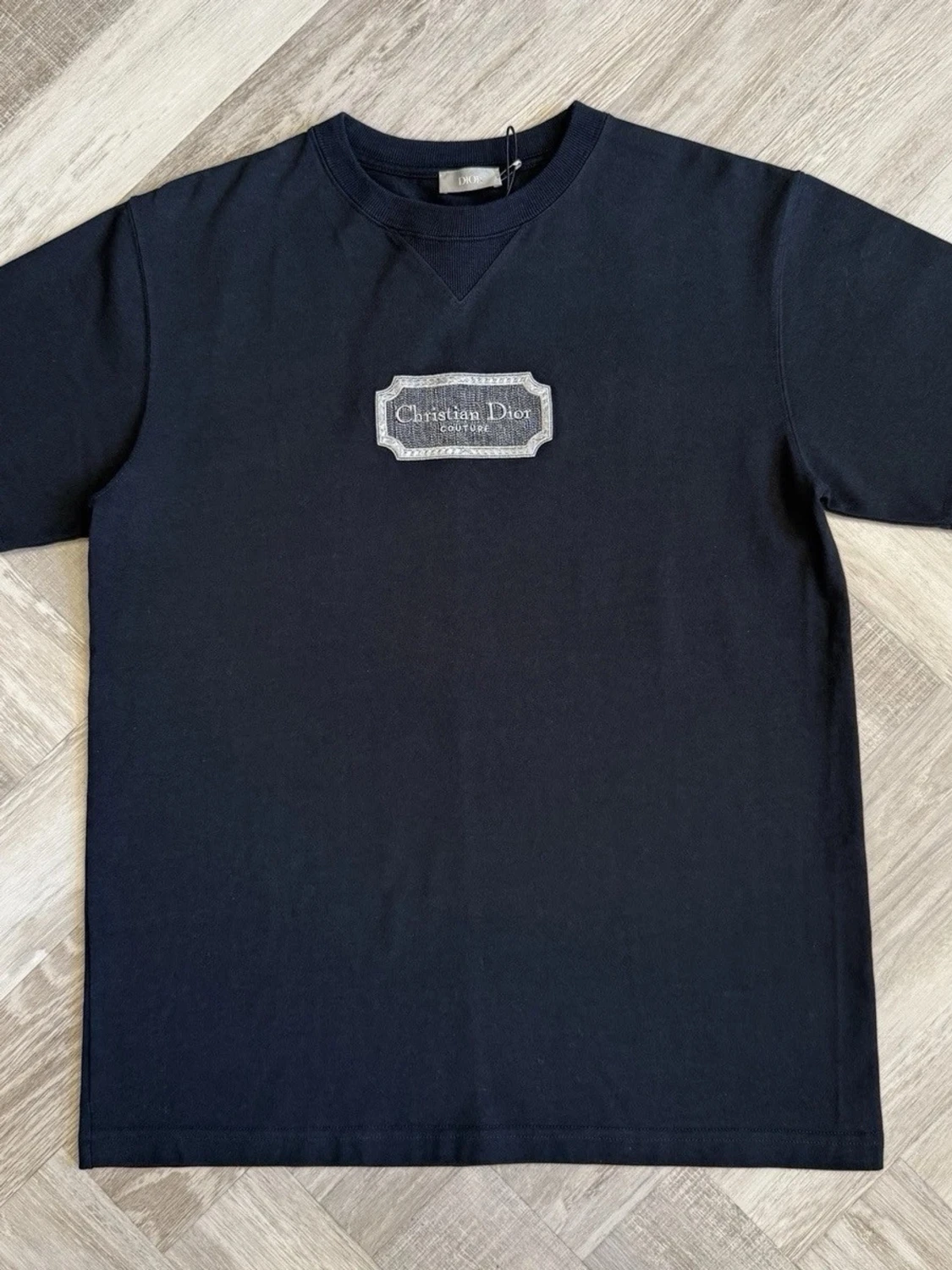 Mörkblå  t-shirt - 1