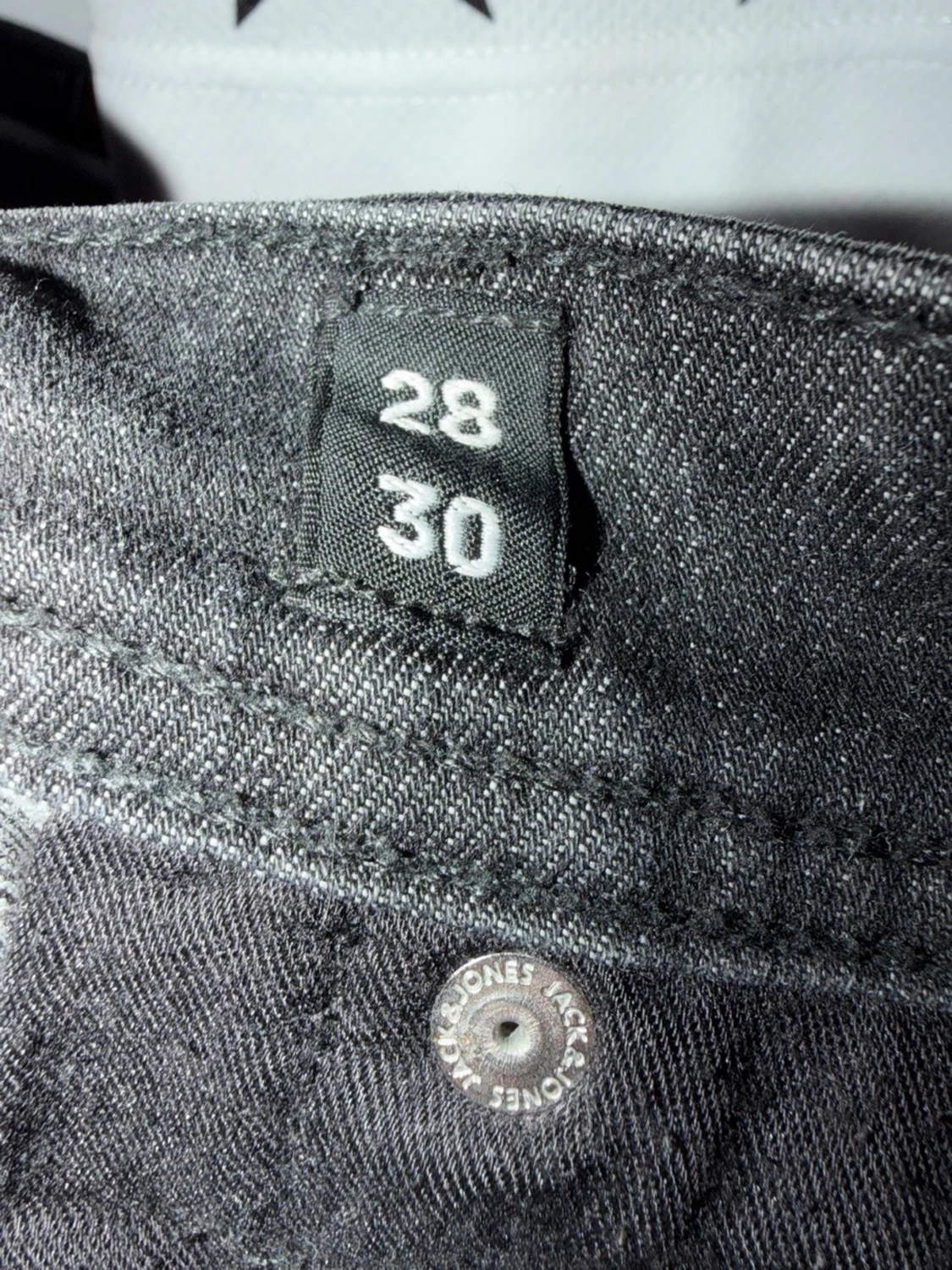Svarta slim fit jeans - 4