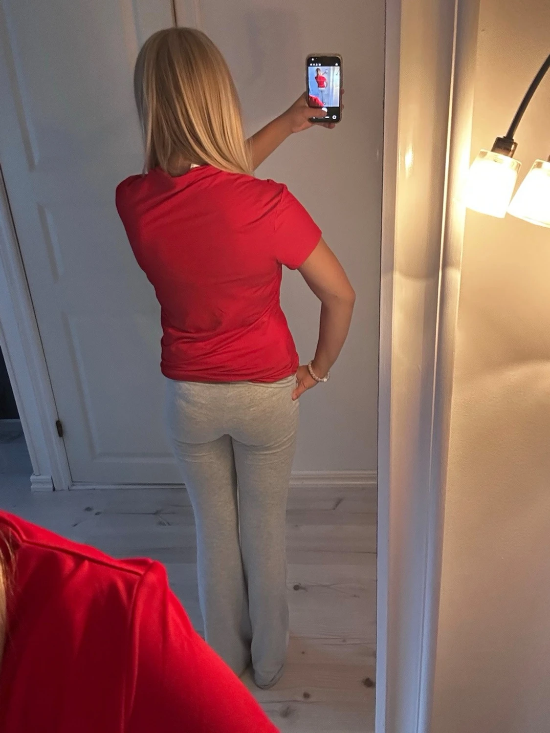 röd jättefin tröja  - 2