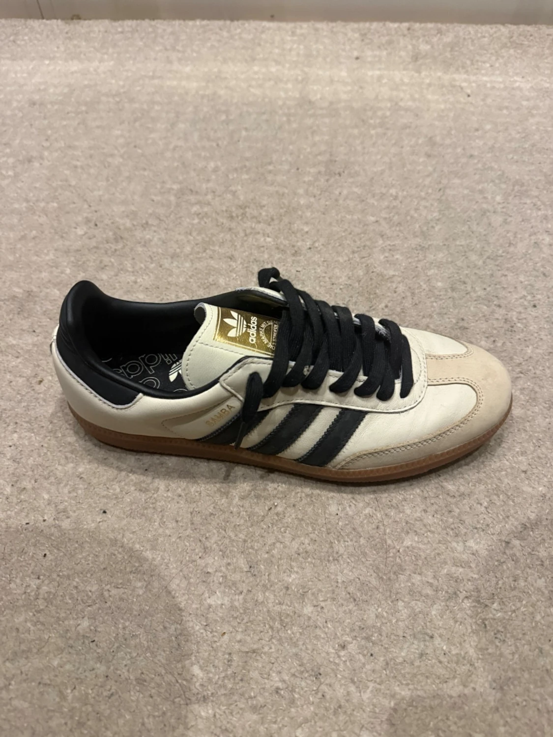 Adidas Samba vita och svarta  - 1