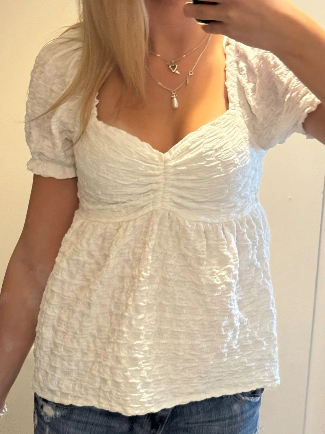 Vit blus - 1