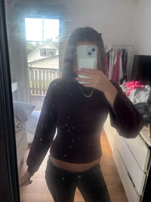 Vinröd höst tröja❣️