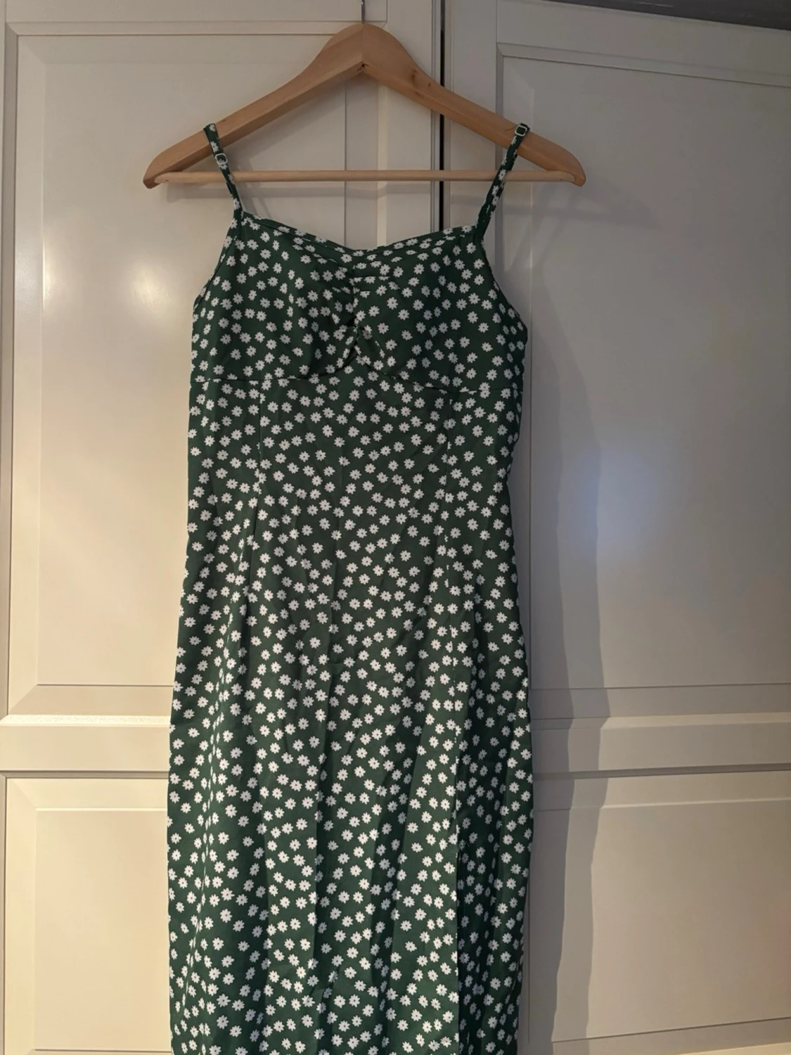 Grön blommig klänning från SHEIN