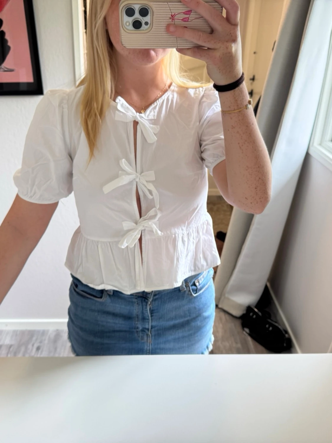 Vit blus  - 1