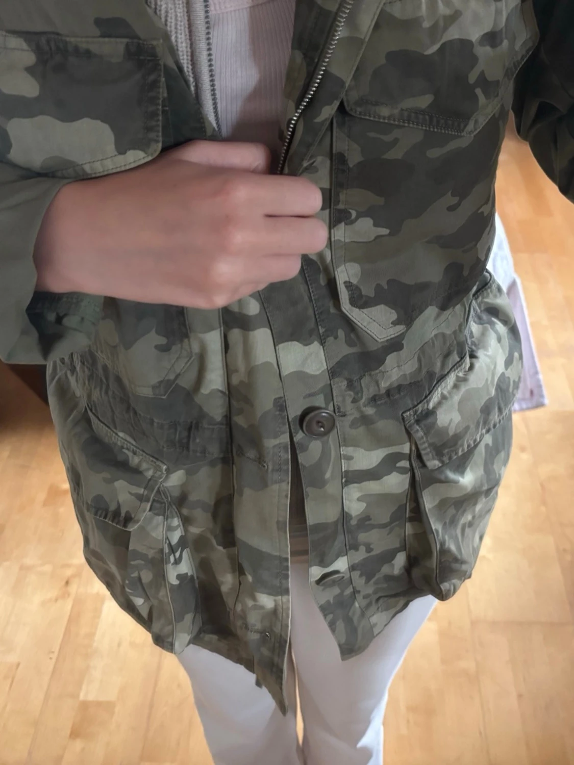 Militär färgad jacka  - 3