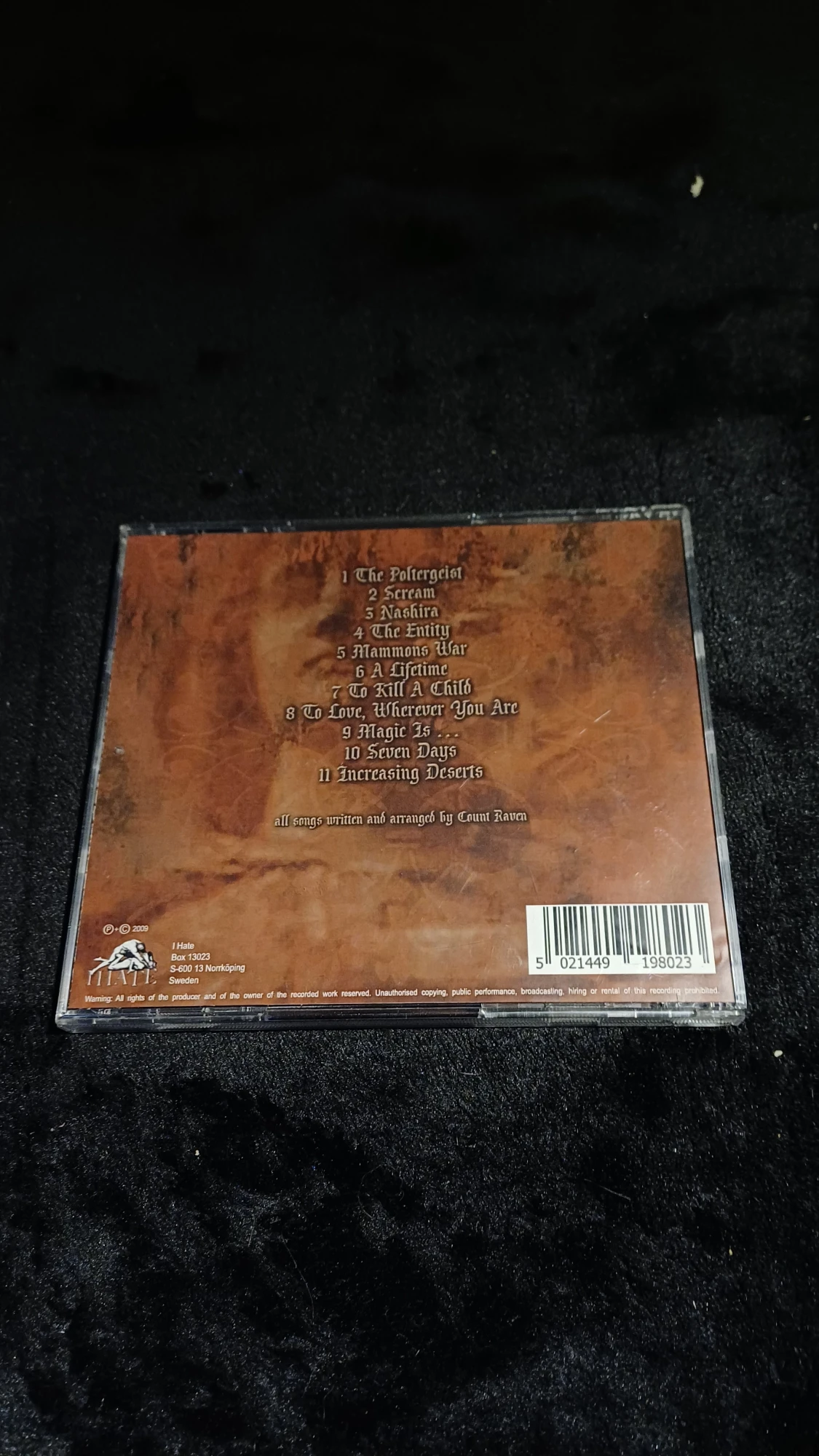 Count Raven - Mammons War (CD) - 2