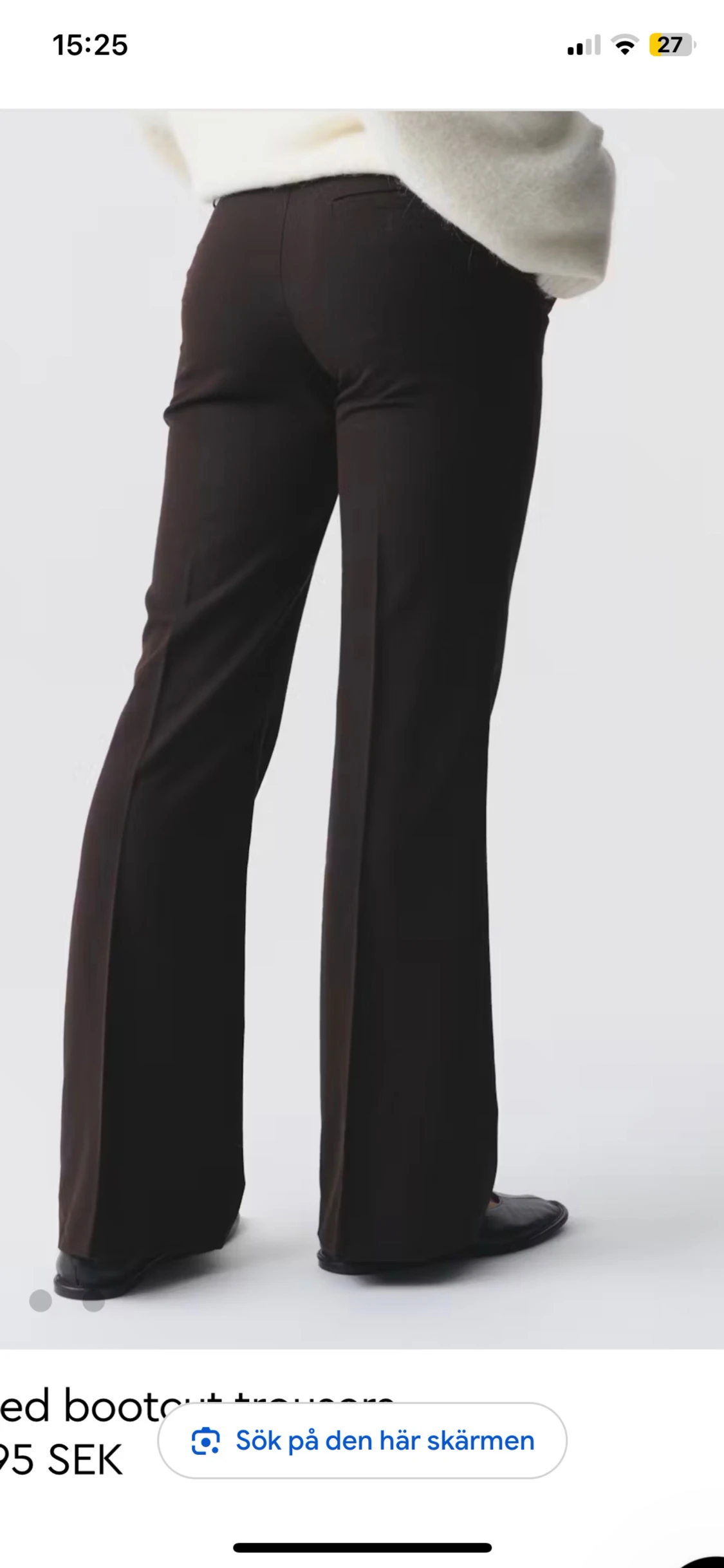 Bruna kostymbyxor  - 1