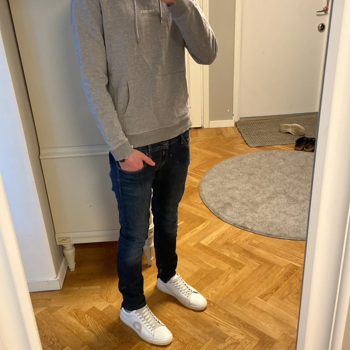 Replay Anbass mörkblå jeans slim fit