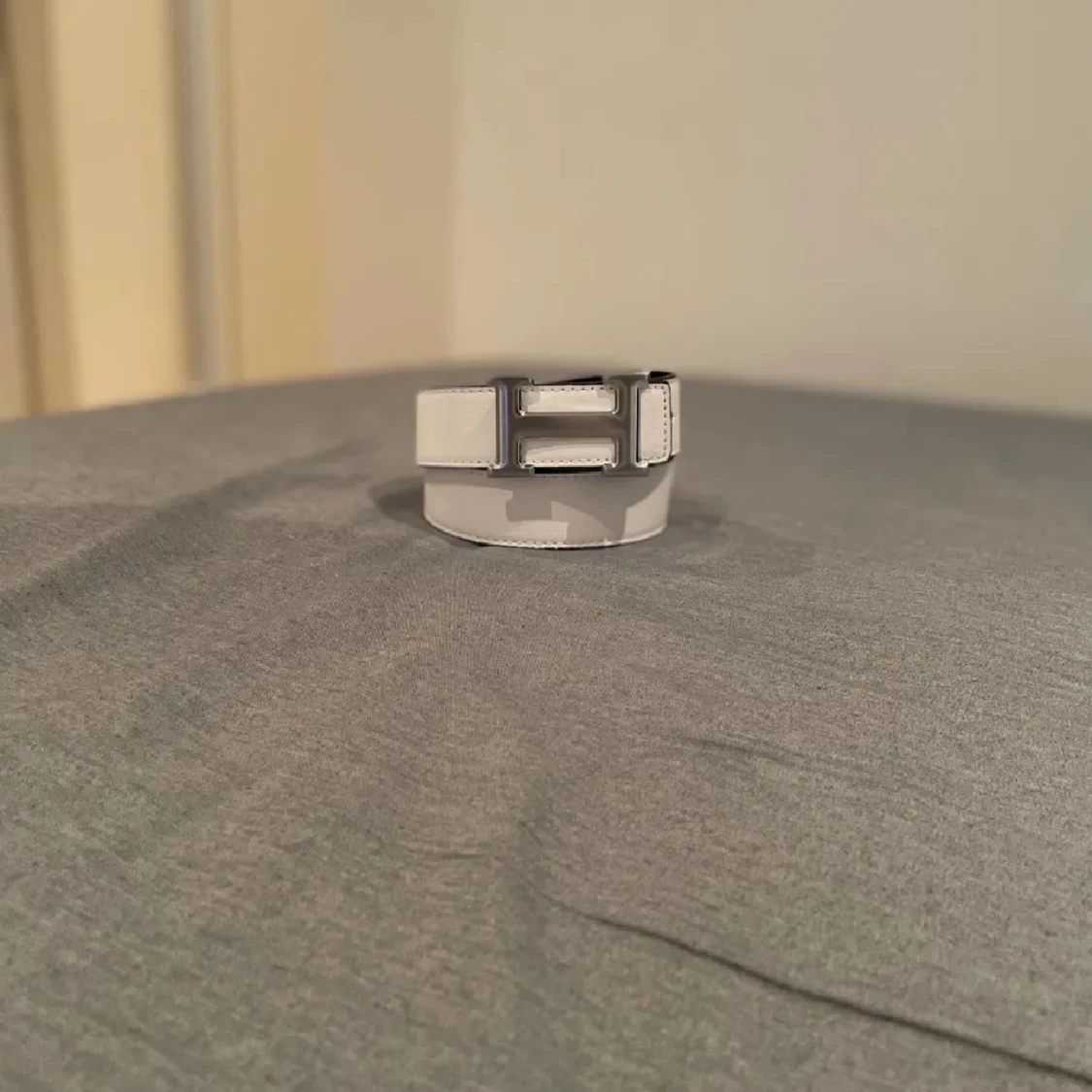 Hermesbälte med metallspänne