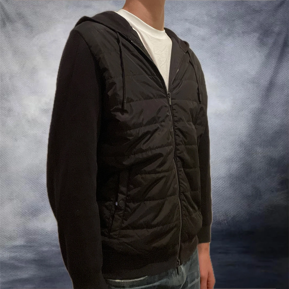 MASSIMO DUTTI HYBRID CARDIGAN  - 1