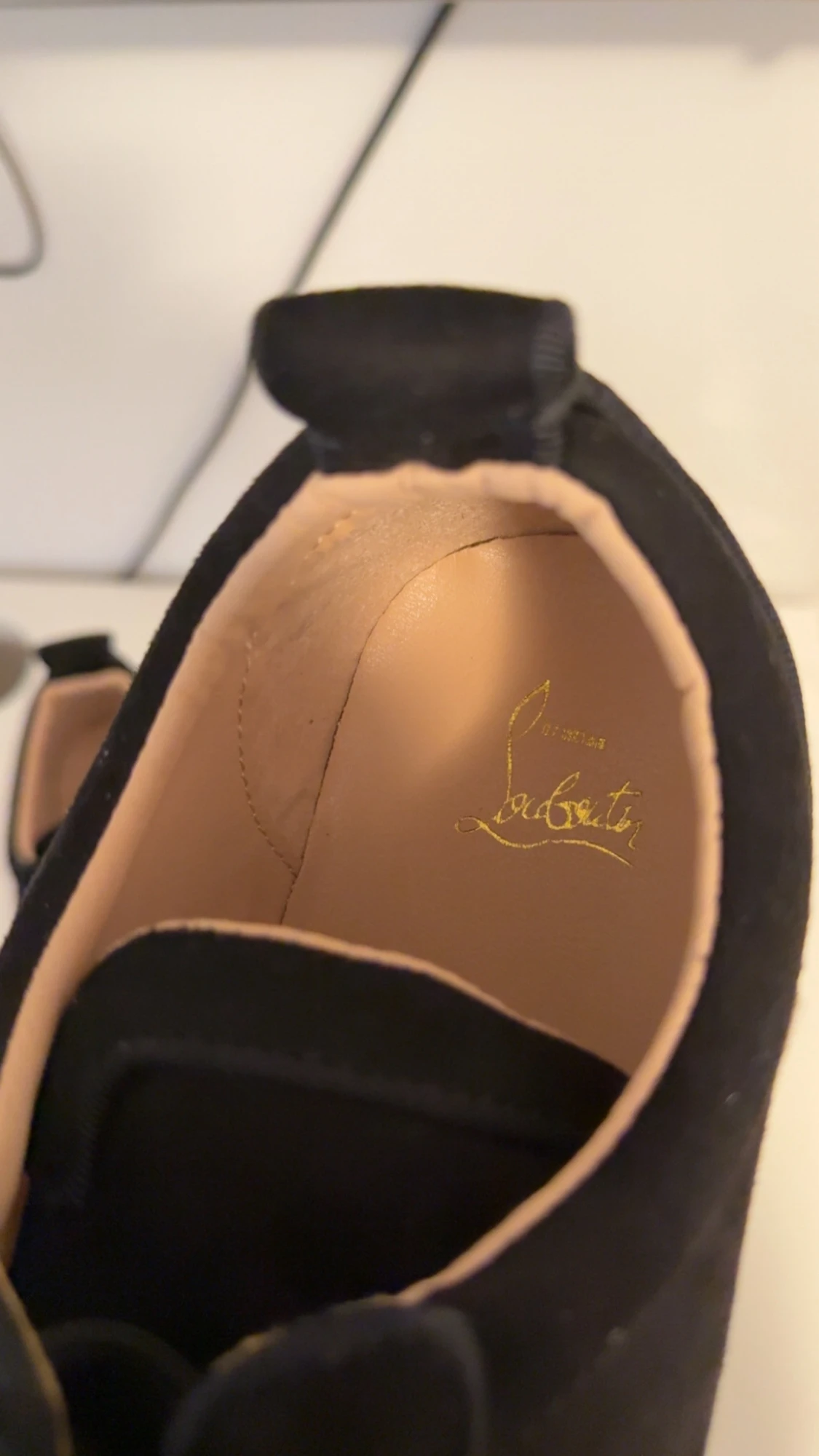 Svarta sneakers från Christian Louboutin - 1