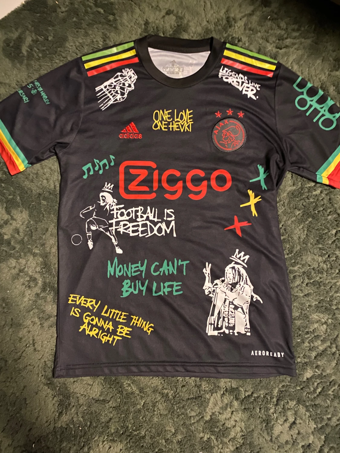 Ajax x Bob Marley t-shirt Adidas - 2