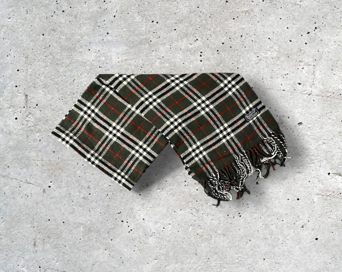 Burberry Scarf Mörkgrön