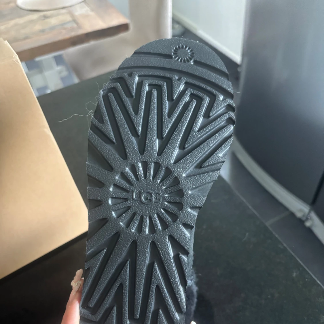 Svarta UGG boots med rosett - 2