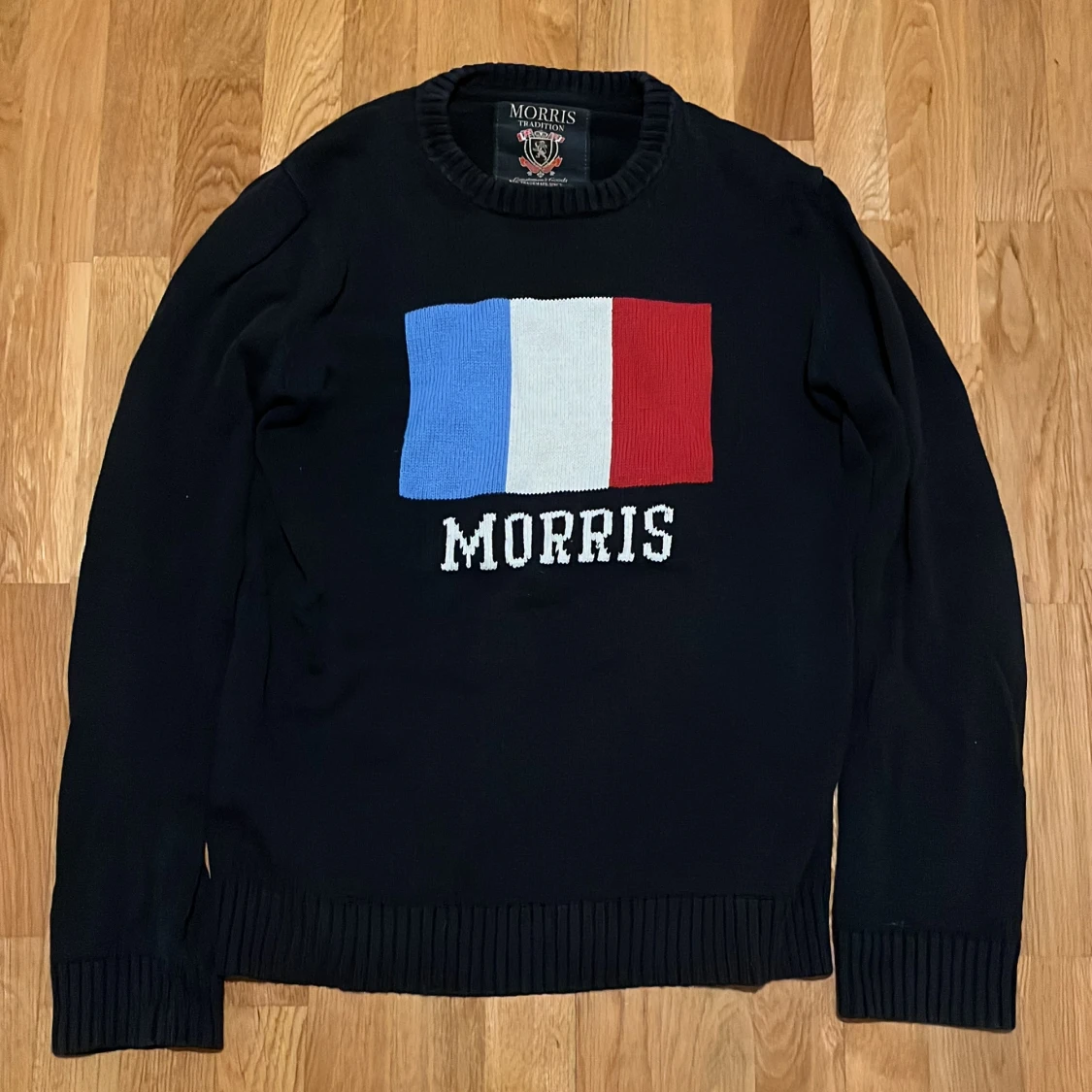 Svart stickad tröja Morris M/L - 1