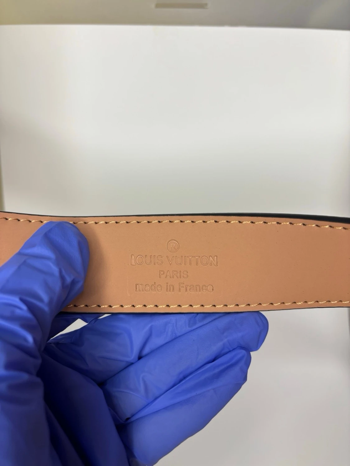 L bälte svart monogram - 2