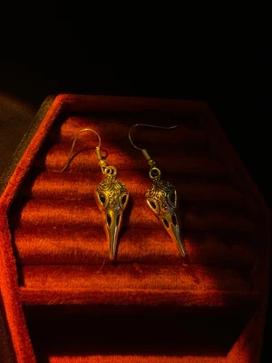 Gothic örhängen - Jätte coola fågel skelett örhängen! Passar alla outfits och ger en häftig vibe. När du bär dessa så är du något otroligt och min respekt är sky hög för dig (du är troligtvist alt och allt detta jag säger gäller även när du inte bär dessa)