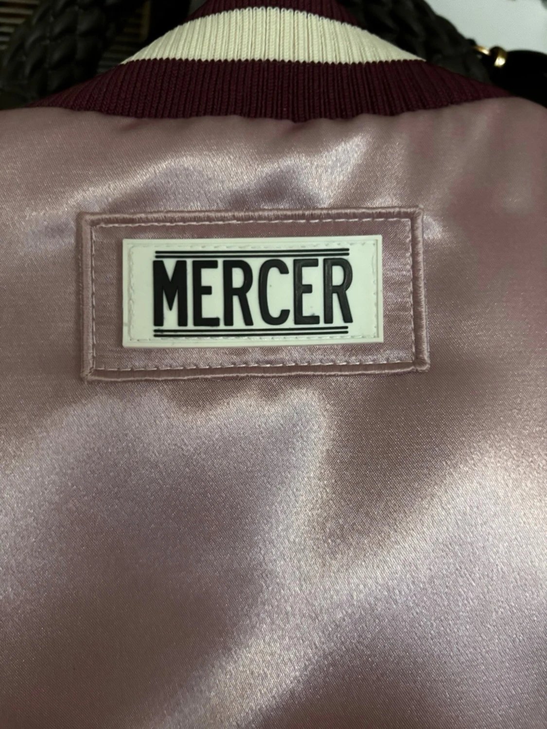 MERCER - satin bomberjacka - 2