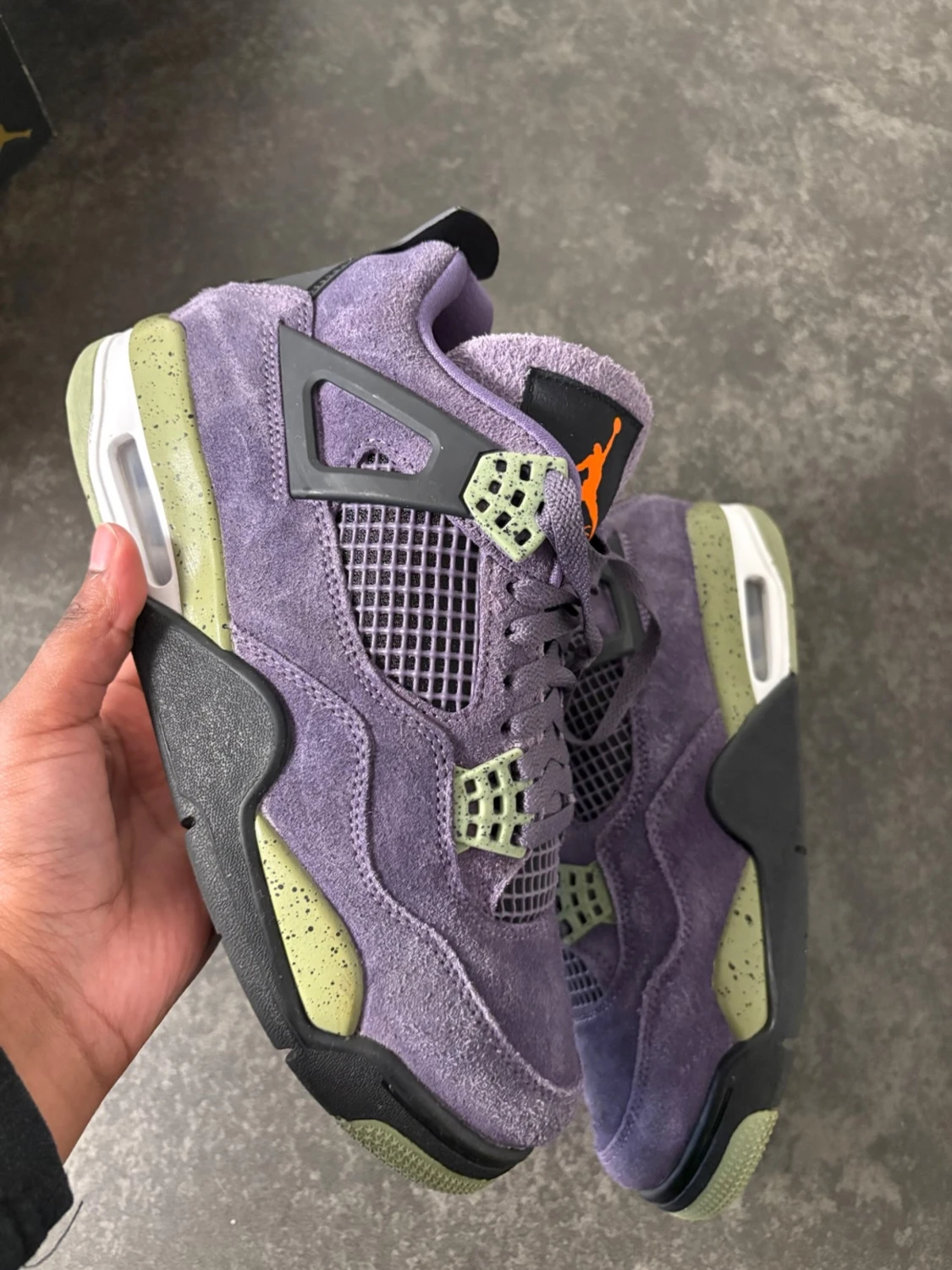 Nike Jordan 4 Retro Purple suede - 3