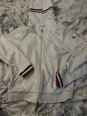 Moncler hoddie - Den har några små hål och några små fläckar på den
