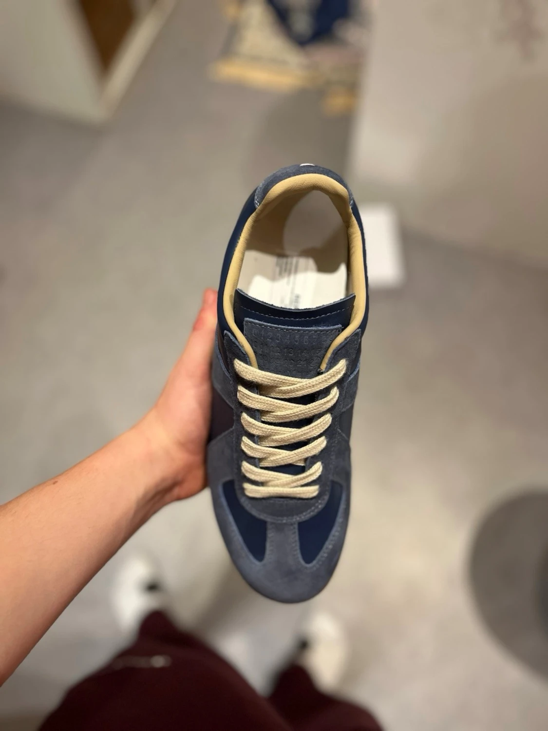 Maison Margiela blå sneakers - 4