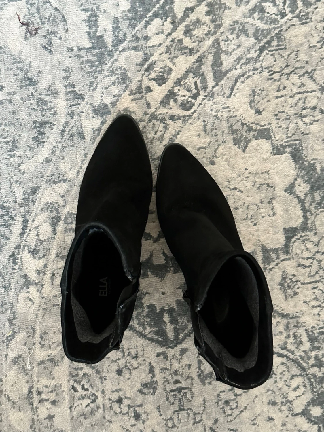 Svarta boots med spetsig tå från ELLA - 1